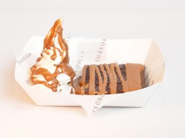 caramel brownie