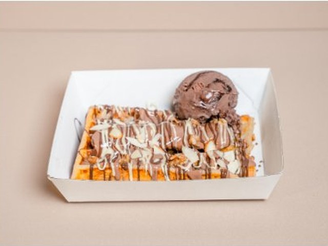Triple Chocolate Waffle